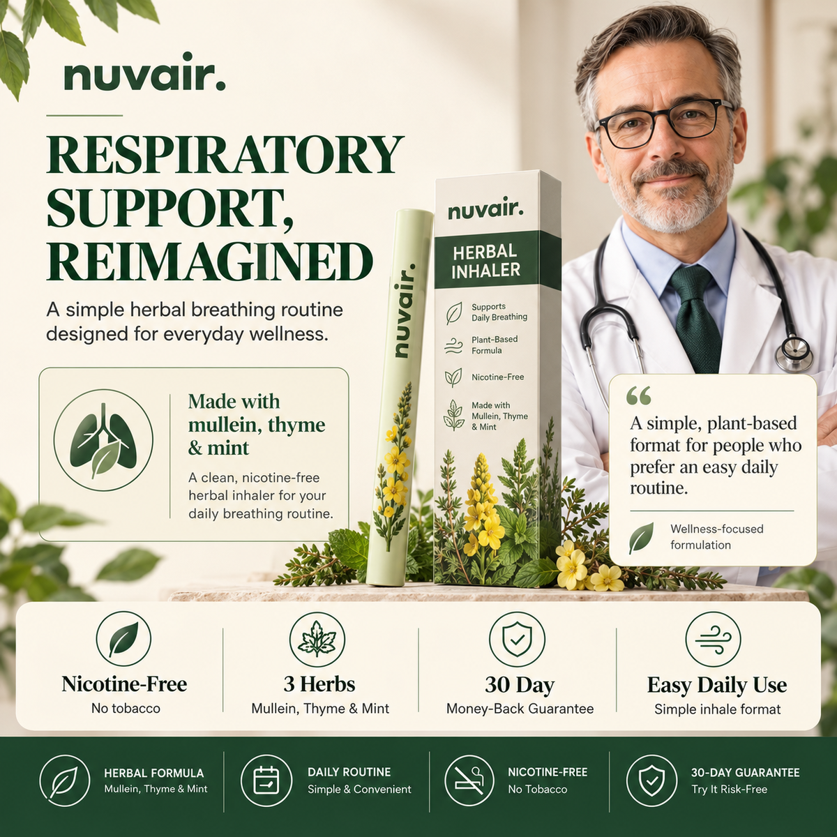 Nuvair Mullein Inhaler
